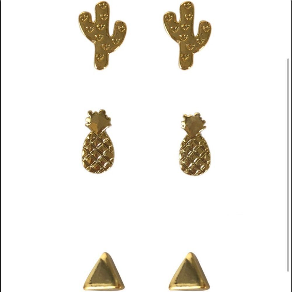 NWT Gemma Simone Summer Nights Beach Vibes & Life is Sunny X3 Earrings Set